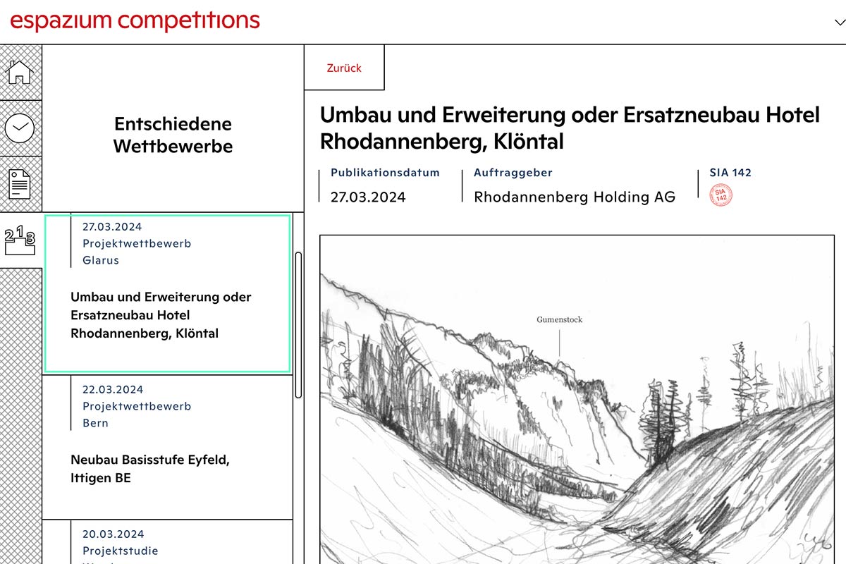 Medienbericht auf espazium